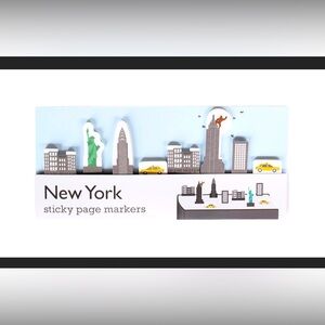 🆕 New York City sticky page book markers bookmark